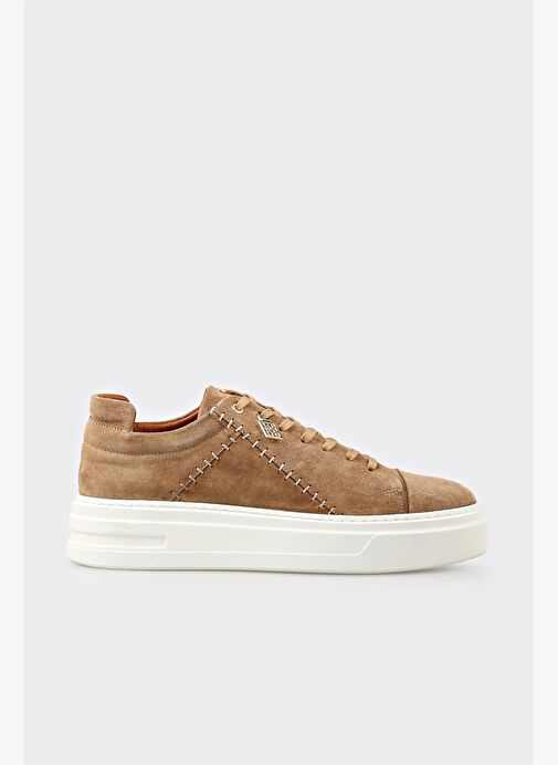 Vizon Deri Erkek Spor Ayakkabı - Görsel 2