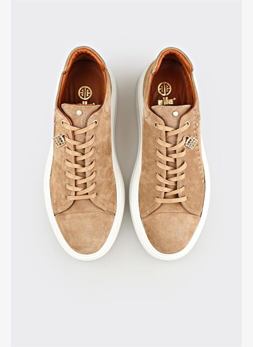 Vizon Deri Erkek Spor Ayakkabı - Görsel 5