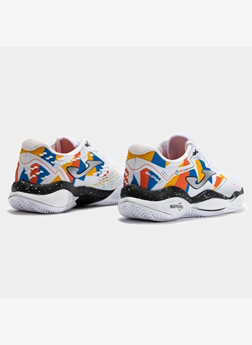 Joma TROLW2502AC 2502 Roland Erkek Toprak Kort Beyaz Tenis Ayakkabı - Görsel 4