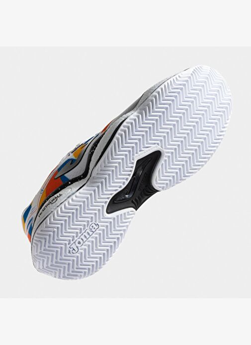 Joma TROLW2502AC 2502 Roland Erkek Toprak Kort Beyaz Tenis Ayakkabı - Görsel 6