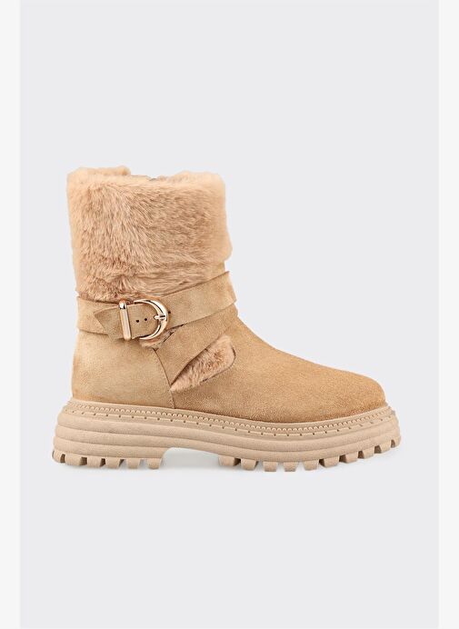 Naturel Deri Kadın Spor Bot - Görsel 2