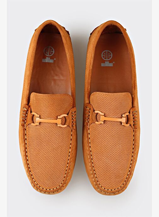 Sarı Deri Erkek Günlük Ayakkabı - Görsel 5