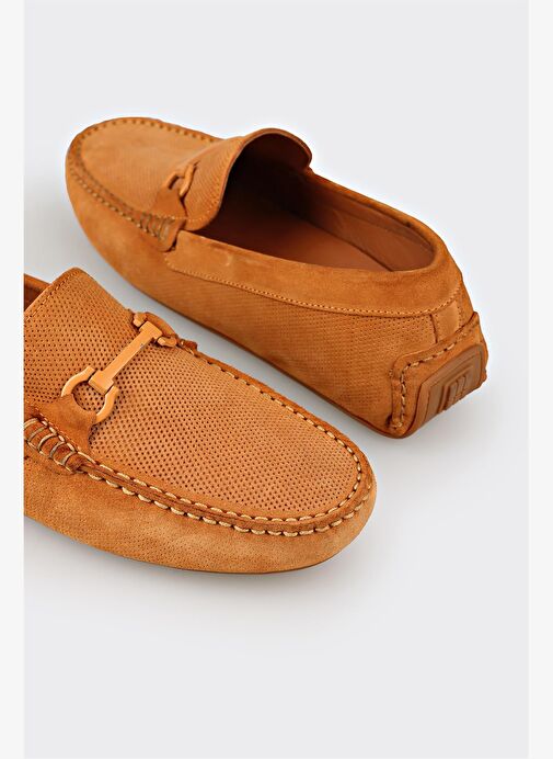 Sarı Deri Erkek Günlük Ayakkabı - Görsel 6