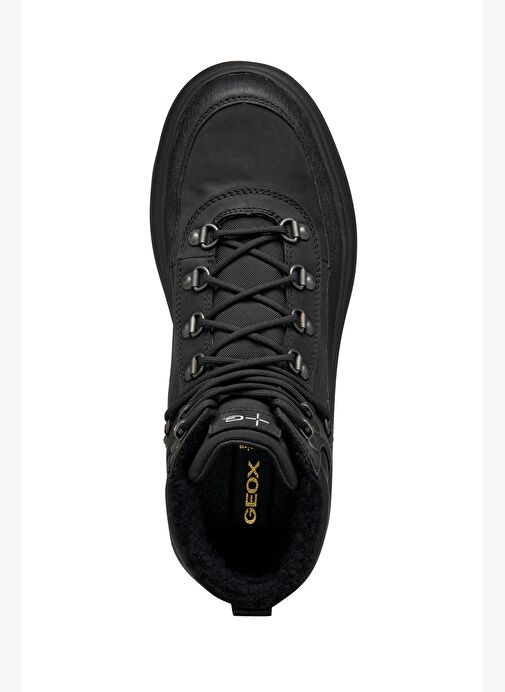 Geox Erkek Siyah U Granıto + Grıp B Abx D - Oıl Bağcıklı Deri Outdoor Bot U46FZD04554C9999 - Görsel 7