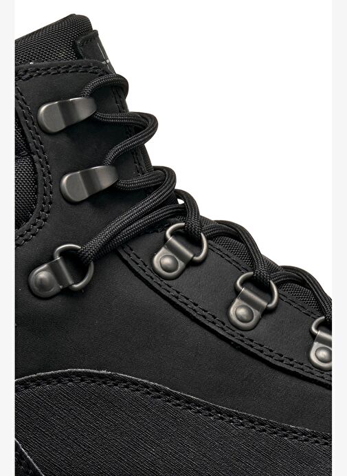 Geox Erkek Siyah U Granıto + Grıp B Abx D - Oıl Bağcıklı Deri Outdoor Bot U46FZD04554C9999 - Görsel 9