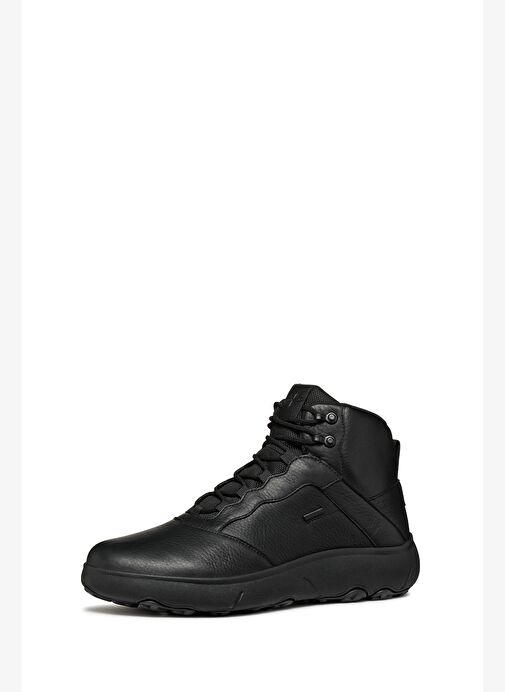 Geox Erkek Siyah U Nebula+Grıp B Abx B - Le+Gbk Bağcıklı Deri Outdoor Bot U46HFB04654C9999 - Görsel 5