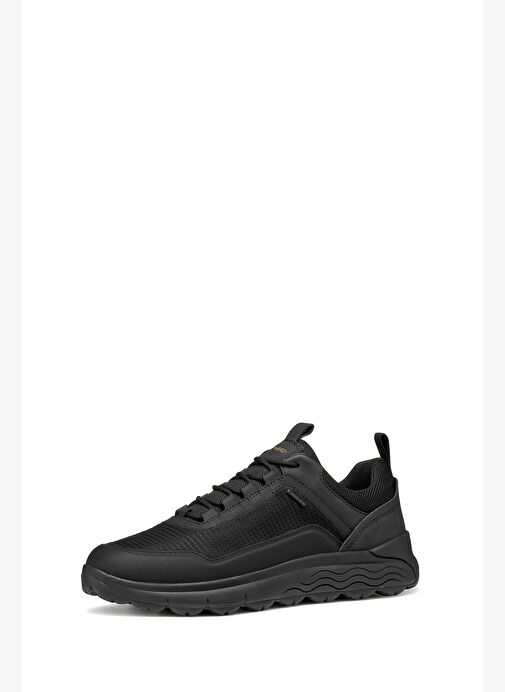 Geox Erkek Siyah U Spherıca 4X4 B Abx A - Text+ Bağcıklı Kalın Tabanlı Kumaş Sneaker U56FDA0119JC999 - Görsel 5