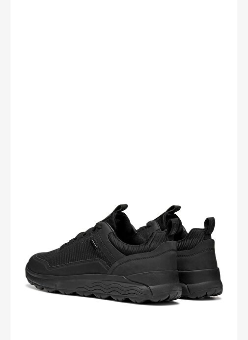 Geox Erkek Siyah U Spherıca 4X4 B Abx A - Text+ Bağcıklı Kalın Tabanlı Kumaş Sneaker U56FDA0119JC999 - Görsel 6