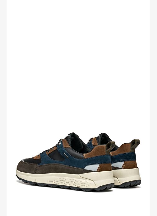 Geox Erkek Kahverengi U Spherıca 4X4 B Abx C - Suede Bağcıklı Kalın Tabanlı Kumaş Sneaker U56FDC022C - Görsel 6