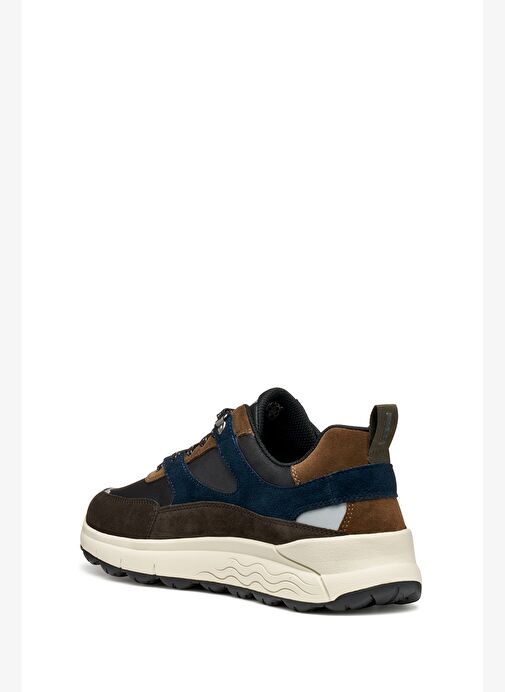 Geox Erkek Kahverengi U Spherıca 4X4 B Abx C - Suede Bağcıklı Kalın Tabanlı Kumaş Sneaker U56FDC022C - Görsel 8