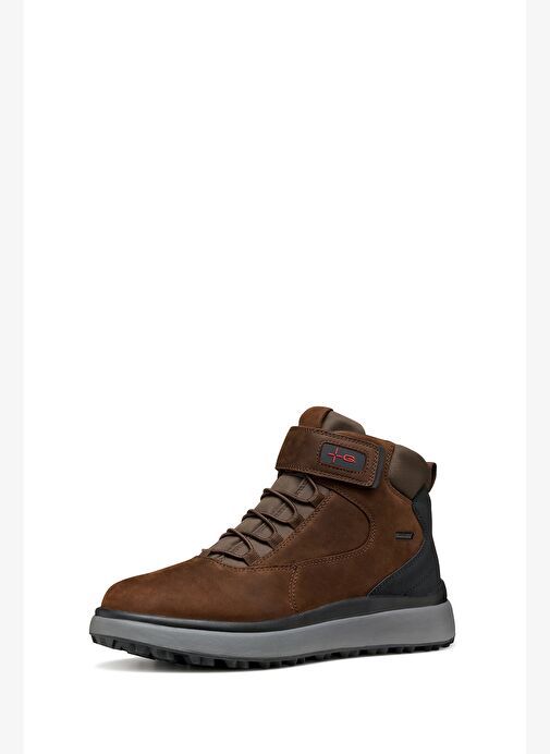 Geox Erkek Kahverengi U Granıto + Grıp B Abx C - Oıl Bağcıklı Deri Outdoor Bot U56FZC00045C6006 - Görsel 4