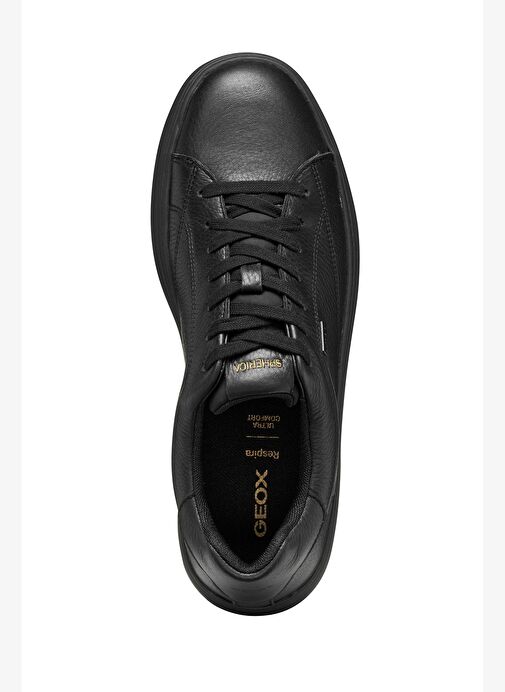 Geox Erkek Siyah U Spherıca Ecub-1.1 B Abx Bağcıklı Deri Sneaker U56LUC00046C9999 - Görsel 5