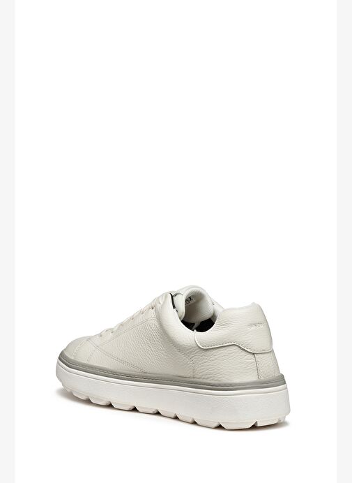 Geox Erkek Beyaz U Spherıca Ecub-1.1 B Abx Bağcıklı Deri Sneaker U56LUC00047C1000 - Görsel 3