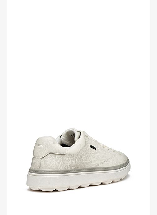 Geox Erkek Beyaz U Spherıca Ecub-1.1 B Abx Bağcıklı Deri Sneaker U56LUC00047C1000 - Görsel 5