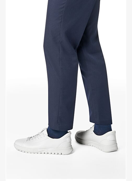 Geox Erkek Beyaz U Flextrıde Plus Bağcıklı Deri Sneaker U56MAA0009BC1000 - Görsel 3