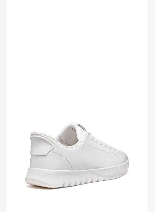 Geox Erkek Beyaz U Flextrıde Plus Bağcıklı Deri Sneaker U56MAA0009BC1000 - Görsel 9