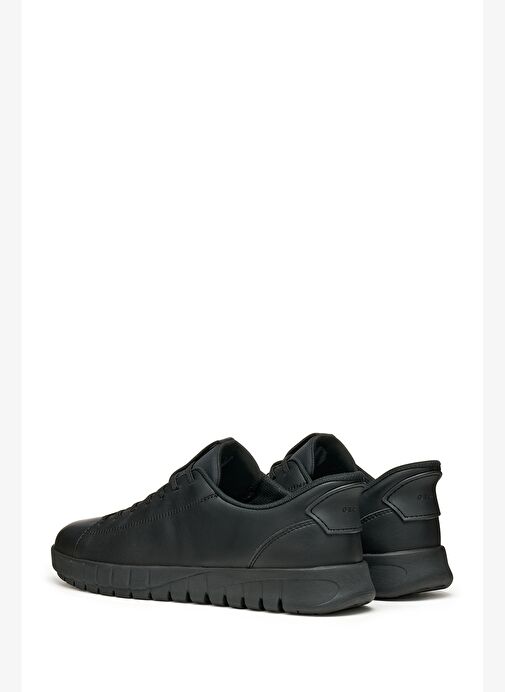 Geox Erkek Siyah U Flextrıde Plus Bağcıklı Deri Sneaker U56MAA0009BC9999 - Görsel 6
