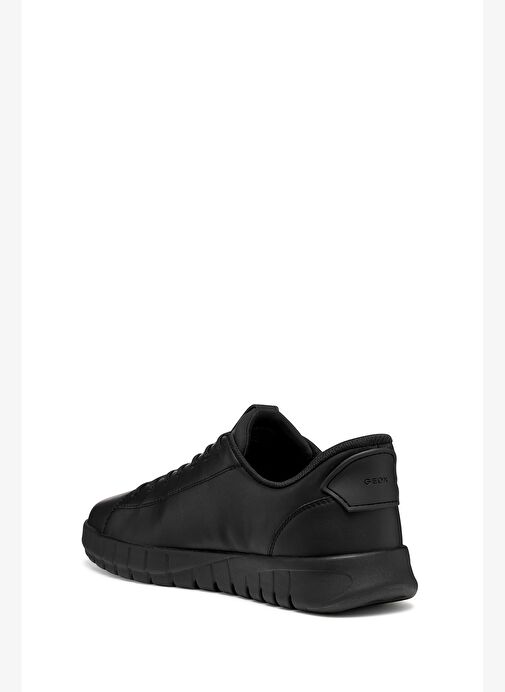 Geox Erkek Siyah U Flextrıde Plus Bağcıklı Deri Sneaker U56MAA0009BC9999 - Görsel 8