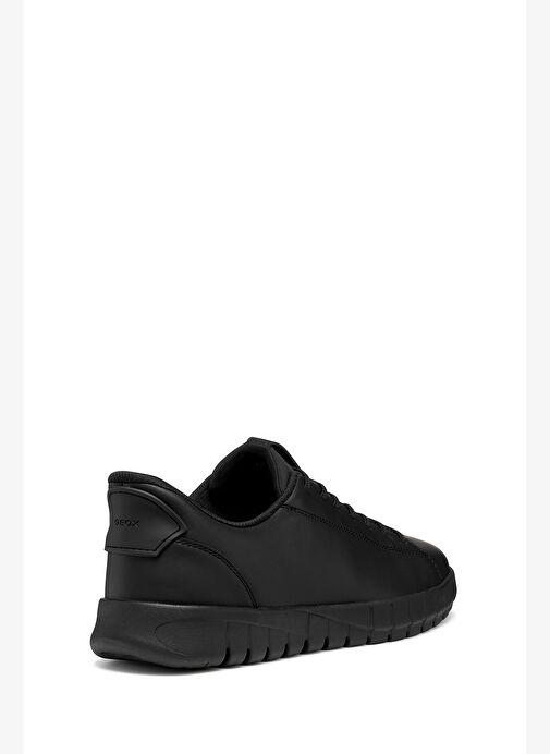 Geox Erkek Siyah U Flextrıde Plus Bağcıklı Deri Sneaker U56MAA0009BC9999 - Görsel 9