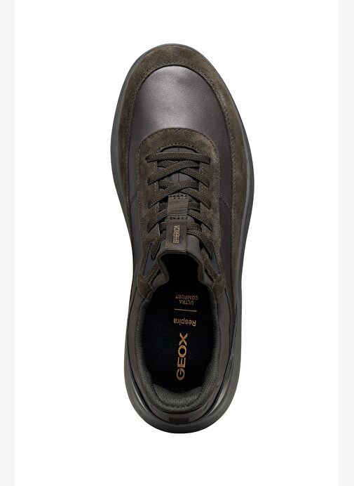 Geox Erkek Kahverengi U Spherıca Plus A - Nappa+Sued Bağcıklı Süet Sneaker U56MPA08522C6006 - Görsel 6