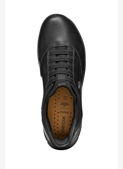 Geox Erkek Siyah U Nebula 2.0 Plus Bağcıklı Deri Casual Ayakkabı U56MXB00085C9999 - Görsel 7
