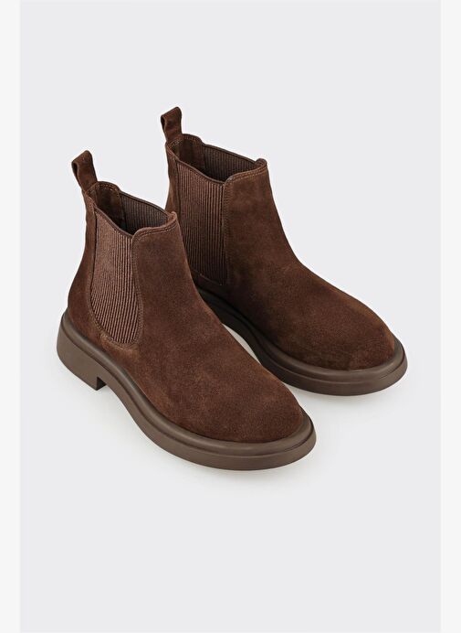 Kahve Deri Kadın Günlük Bot - Görsel 3