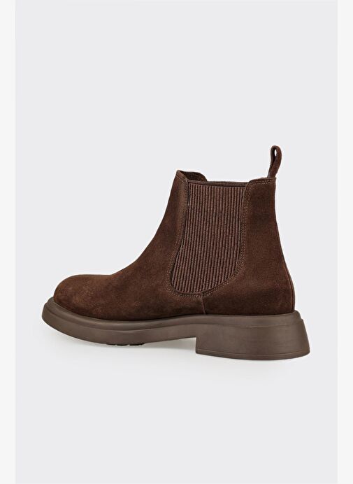 Kahve Deri Kadın Günlük Bot - Görsel 4