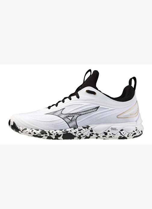 Mizuno Mizuno Beyaz Siyah Wave Luminous 3 Unisex Voleybol Ayakkabısı Beyaz / Desenli Boyner'de! Beyaz Siyah - 2. görsel