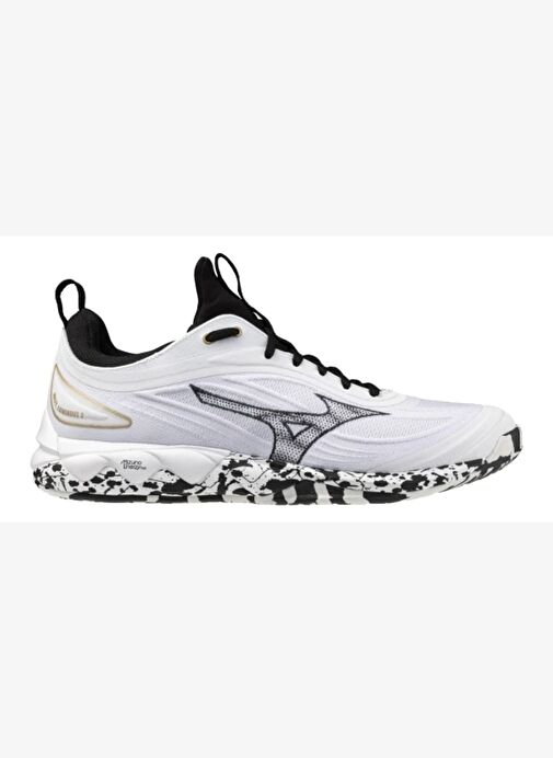 Mizuno Mizuno Beyaz Siyah Wave Luminous 3 Unisex Voleybol Ayakkabısı Beyaz / Desenli Boyner'de! Beyaz Siyah - 7. görsel