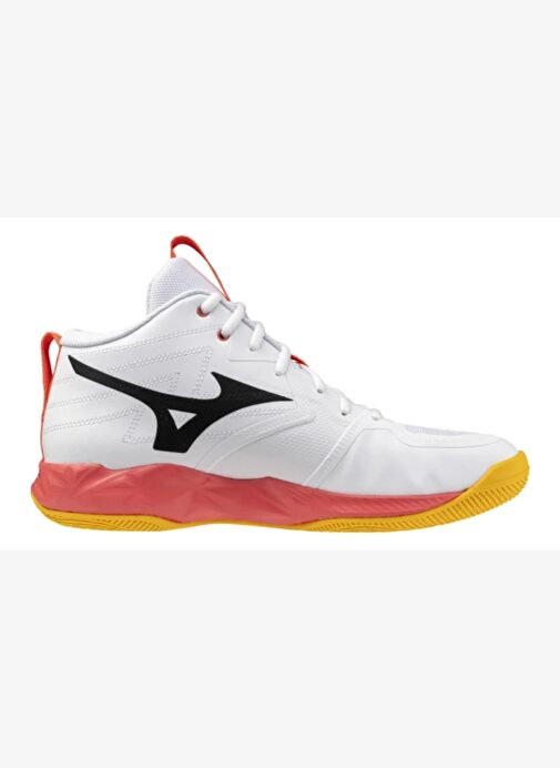 Mizuno Mizuno Beyaz Turuncu Wave Momentum Pro MID Unisex Voleybol Ayakkabısı Beyaz / Turuncu Boyner'de! Beyaz Turuncu - 5. görsel