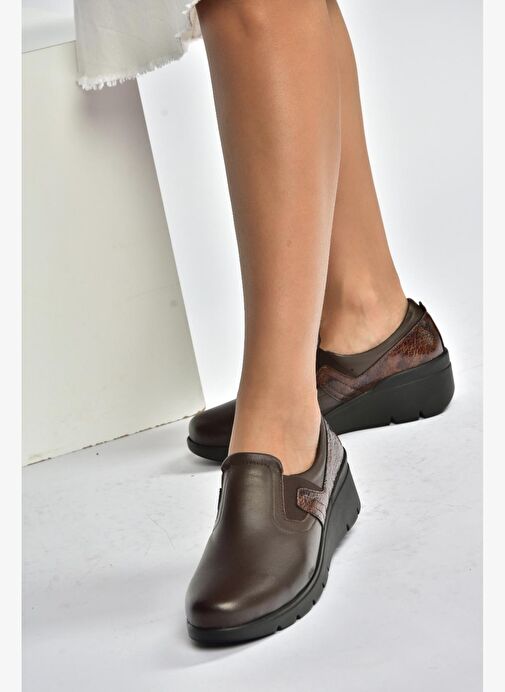 Fox Shoes Fox Shoes V324405603 Kahverengi Hakiki Deri Günlük Kadın Ayakkabı Boyner'de! Kahverengi - 3. görsel