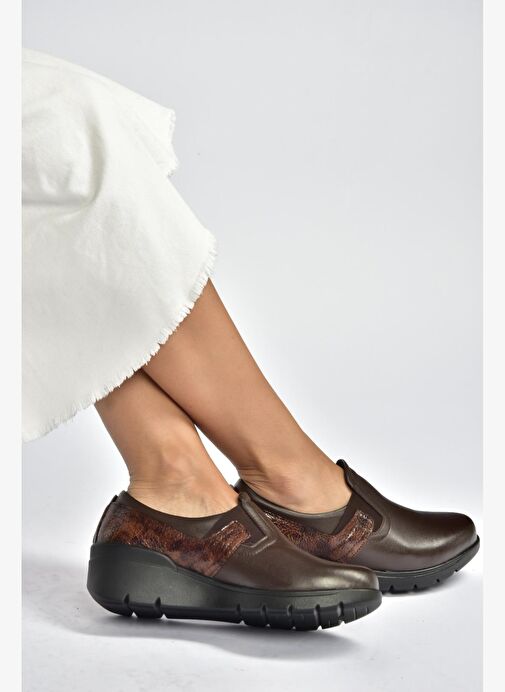 Fox Shoes Fox Shoes V324405603 Kahverengi Hakiki Deri Günlük Kadın Ayakkabı Boyner'de! Kahverengi - 5. görsel