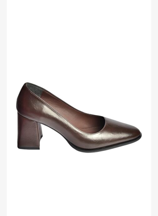 Fox Shoes Fox Shoes V676680060 Kahverengi Rustik Kalın Topuklu Kadın Ayakkabı Boyner'de! Kahverengi - 5. görsel