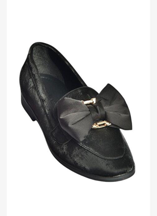 Fox Shoes Fox Shoes V820002901 Siyah Nubuk Kurdele Detaylı Kadın Ayakkabı Boyner'de! Siyah - 5. görsel