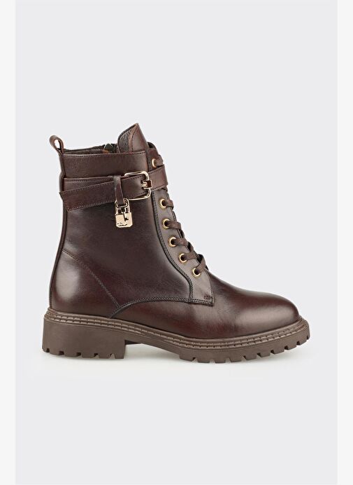 Elle Elle Belirsiz Kahve Deri Kadın Günlük Bot Boyner'de! Belirsiz - 2. görsel