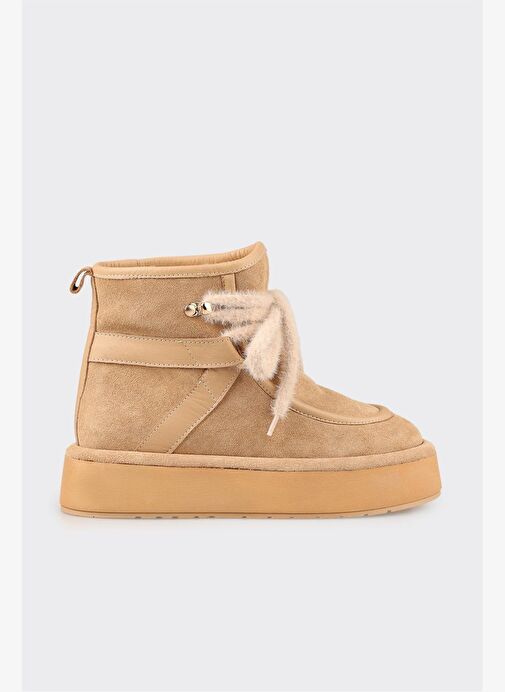 Naturel Deri Kadın Spor Bot - Görsel 2