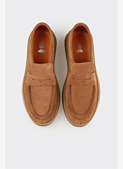 Camel Deri Erkek Günlük Ayakkabı - Görsel 5