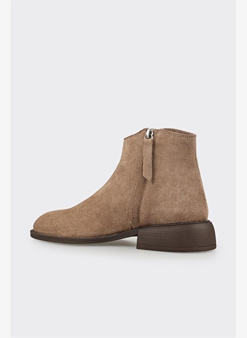 Vizon Deri Kadın Klasik Bot - Görsel 4