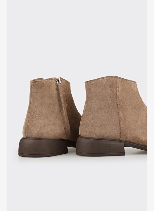 Vizon Deri Kadın Klasik Bot - Görsel 5