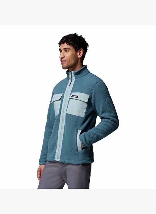 Columbia Juniper Peak™ Full Zip Fleece Mavi Erkek Outdoor Polar