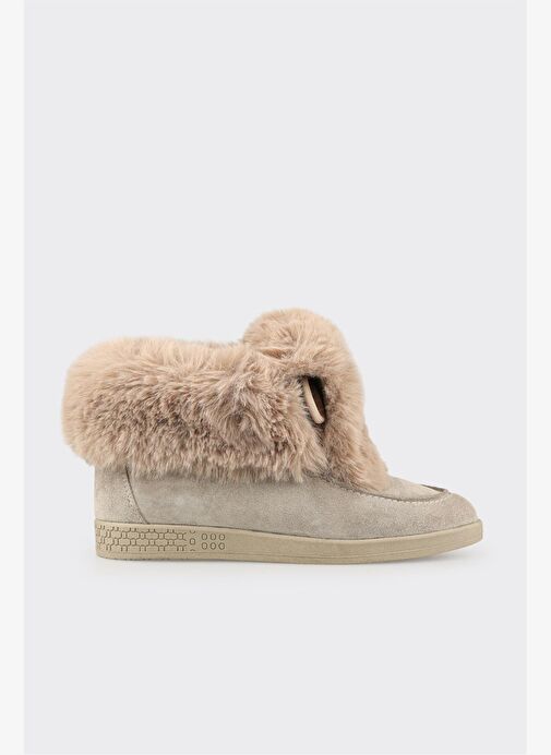 Bej Deri Kadın Günlük Bot - Görsel 2