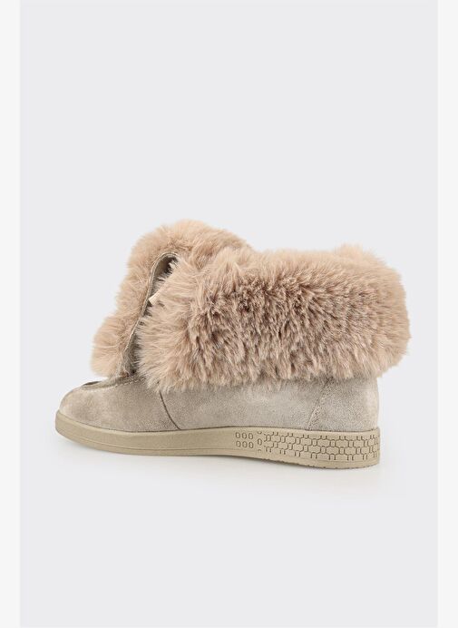 Bej Deri Kadın Günlük Bot - Görsel 4