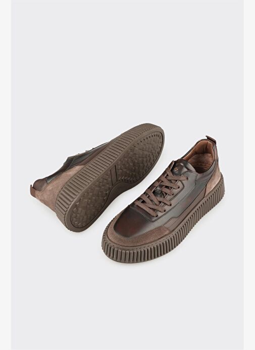 Vizon Deri Erkek Günlük Ayakkabı - Görsel 4