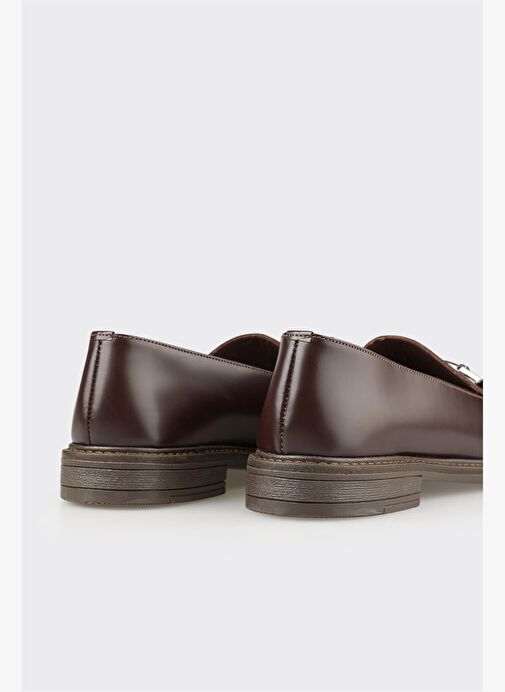 Kahve Deri Kadın Günlük Ayakkabı - Görsel 6