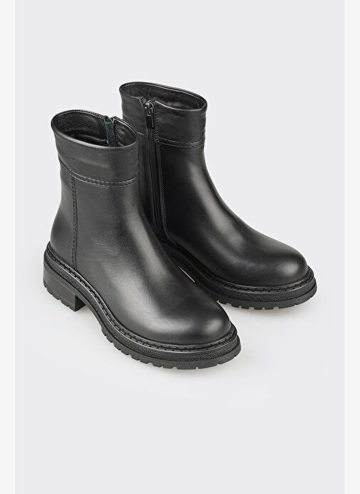 Elle Elle Siyah Deri Kadın Günlük Bot | Boyner Siyah - 3. görsel