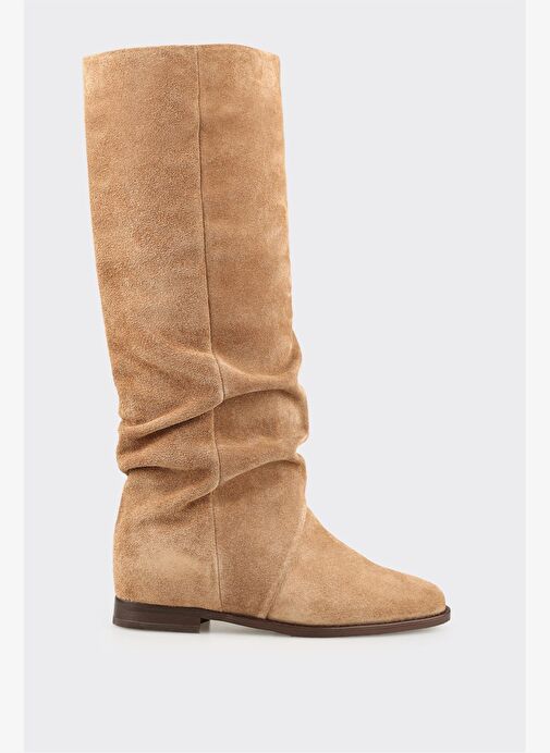 Taba Deri Kadın Çizme - Görsel 2