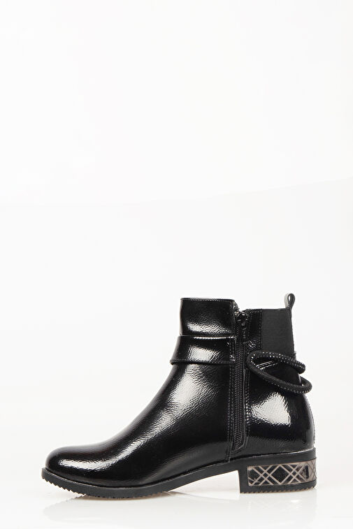 Nemesis Fermuarlı Kadın Bot Siyah - Görsel 3