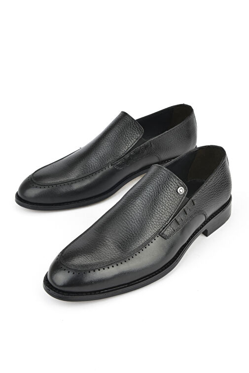 Ziya, Erkek Hakiki Deri Klasik Ayakkabı 15148Z090 Siyah - Görsel 5