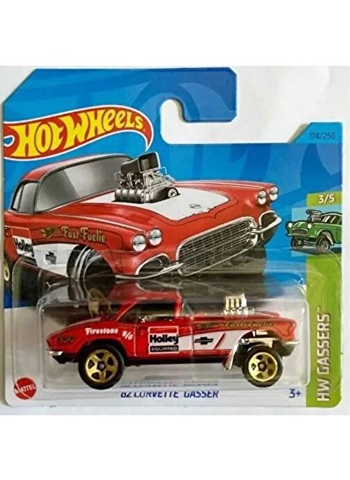 ホットウィール 62 CORVETTE GASSER STH＆レギュラー Hot Wheels Tekli Arabalar '62 Corvette Gasser Hkh64 - 15373554