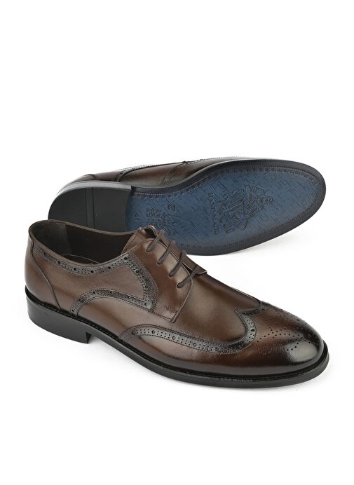 Ziya, Erkek Hakiki Deri Klasik Ayakkabı 1511027Z409 Kahve - Görsel 3